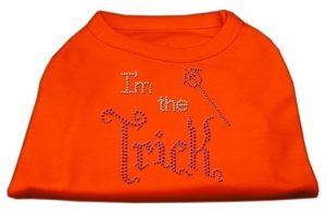 Mirage Pet Products52-90 LGOR I Am The Trick Rhinestone Dog Shirt,
